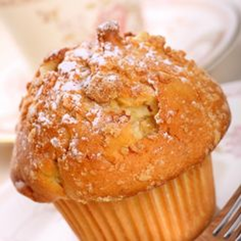 Muffins με ginger και μήλο